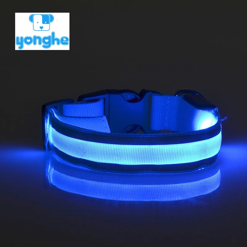 Adjustable LED Flash Pet Dog Collar Dogs Luminous Fluorescent Collars Pet Supplies, Blue
Adjustable LED Flash Pet Dog Collar Dogs Luminous Fluorescent Collars Pet Supplies, Blue