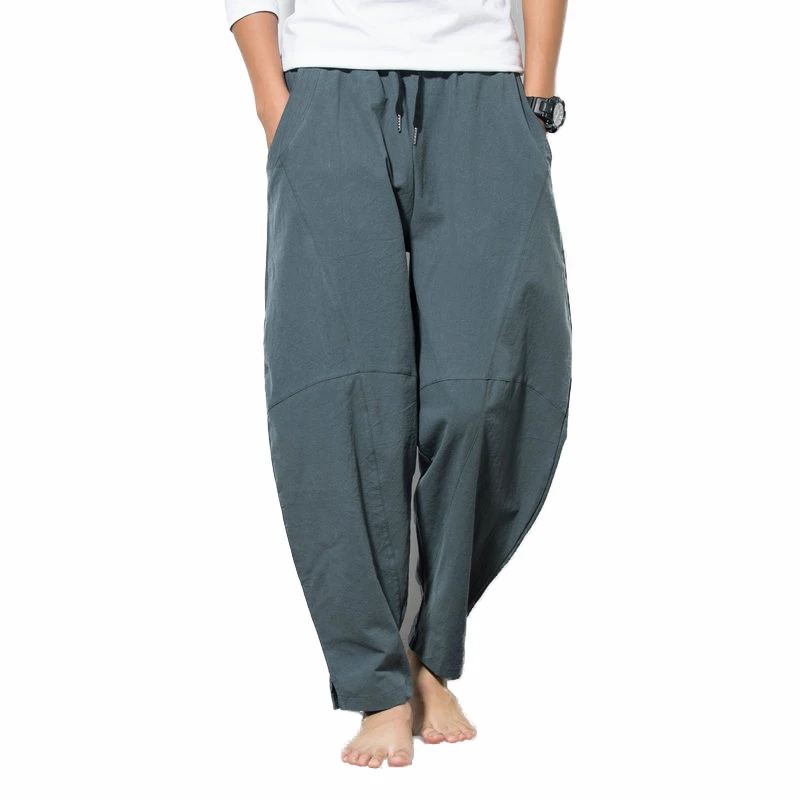 Men's loose radish pants,leisure, Harun pants, Chinese style, cropped pants, wholesale
Men's loose radish pants,leisure, Harun pants, Chinese style, cropped pants, wholesale
