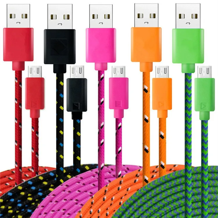 1M 3FT Nylon Braid Micro Usb Cable Charging Data Cable Charger High Quality For Android i7 8 X Xs Multi Phone Charging, Multi color
1M 3FT Nylon Braid Micro Usb Cable Charging Data Cable Charger High Quality For Android i7 8 X Xs Multi Phone Charging, Multi color
