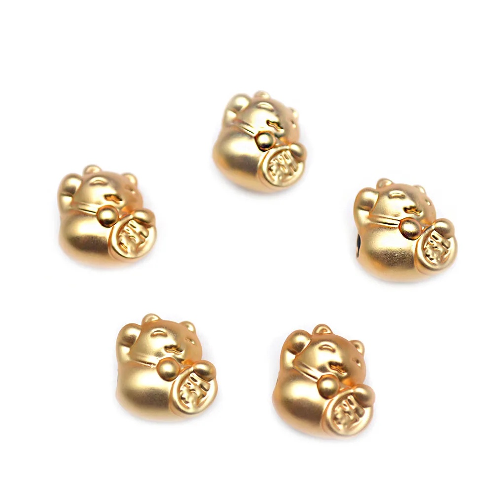 Color remain Gold plated Cute Money Fortune Cat Animal Metal Loose Beads Jewelry Findings
Color remain Gold plated Cute Money Fortune Cat Animal Metal Loose Beads Jewelry Findings