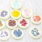 Art Stickers Tstory 9 Colors For Flower And 12 Colors For Butterfly 3d Beauty Nail Art Nail Art Stickers