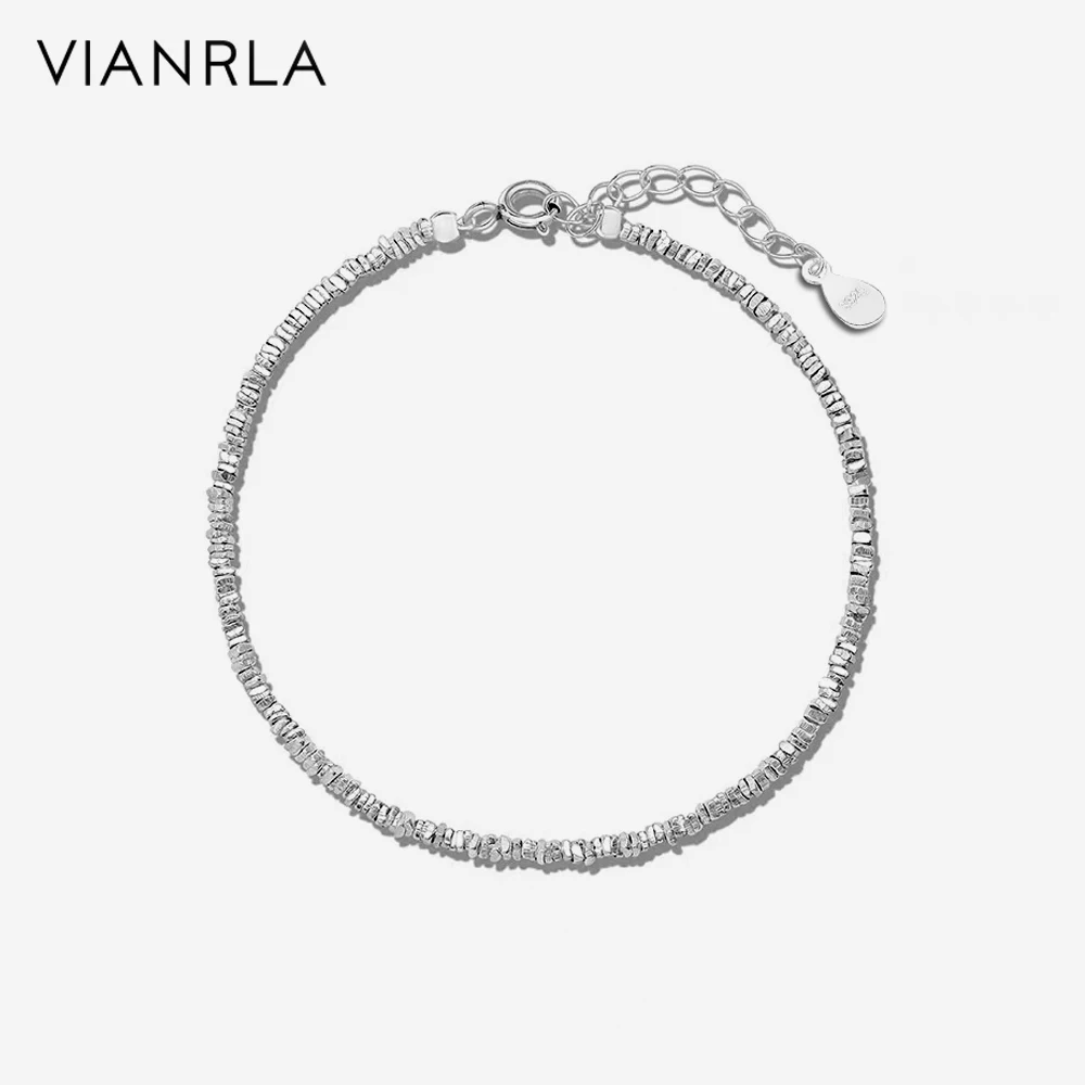 VIANRLA 925 Sterling Silver Small Square Shape Silver Bracelet Minimalist Women Jewelry Gift Drop Shipping Free Laser Logo
VIANRLA 925 Sterling Silver Small Square Shape Silver Bracelet Minimalist Women Jewelry Gift Drop Shipping Free Laser Logo