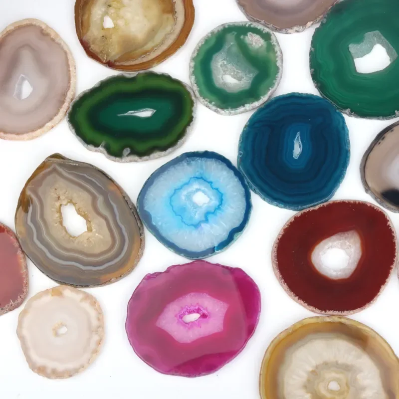 natural healing crystal stones elaborately cut agate slices crystal section for home decoration
natural healing crystal stones elaborately cut agate slices crystal section for home decoration