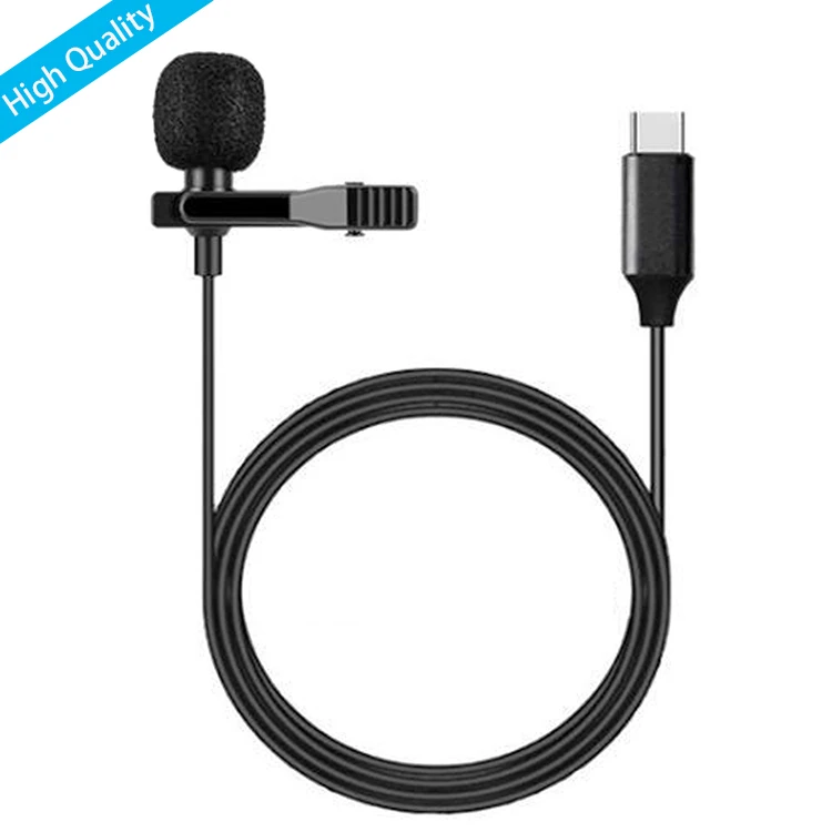 Top quality High Sensitive Lavalier Condenser Tie Clip wired Cable Live show Microphone, Black
Top quality High Sensitive Lavalier Condenser Tie Clip wired Cable Live show Microphone, Black
