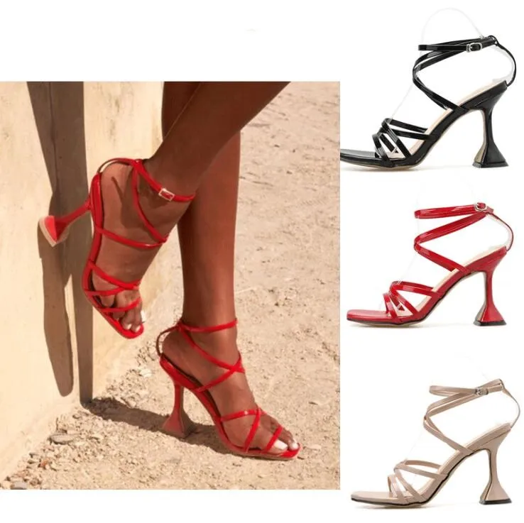 sh11306a Women Sandals Strappy Heels Ankle Strap Sexy High Heels White Red Wine Glass Heels 2021
sh11306a Women Sandals Strappy Heels Ankle Strap Sexy High Heels White Red Wine Glass Heels 2021
