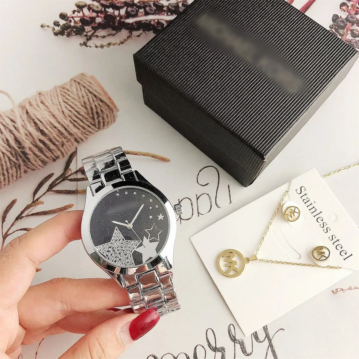 Stainless Steel Strap Women Watches Waterproof Watch Quartz Wrist Watch For Couples Reloj Mujer Ladies Clock for gift, Black
Stainless Steel Strap Women Watches Waterproof Watch Quartz Wrist Watch For Couples Reloj Mujer Ladies Clock for gift, Black