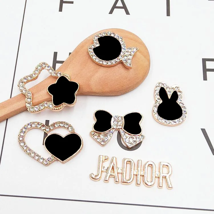 High quality luxury black bowkno lady metal charms for shoes clogs sandal slippers accessories decoration metal shoes charms, As picture
High quality luxury black bowkno lady metal charms for shoes clogs sandal slippers accessories decoration metal shoes charms, As picture