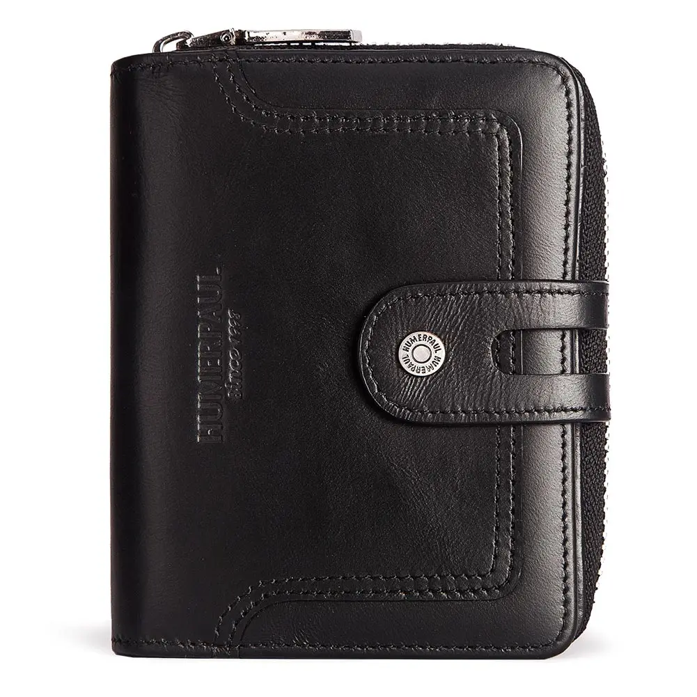 HUMERPAUL dropshipping men wallet real cow leather simple boy purse daily use gentle money bag rfid zip short wallet man
HUMERPAUL dropshipping men wallet real cow leather simple boy purse daily use gentle money bag rfid zip short wallet man