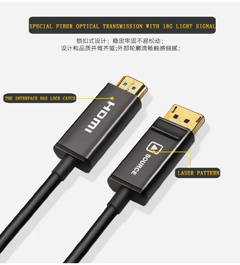 Poshshine OEM High Quality Male To Male 4K 1080p DP To HDMI Adapter Cable - ANKUX.COM