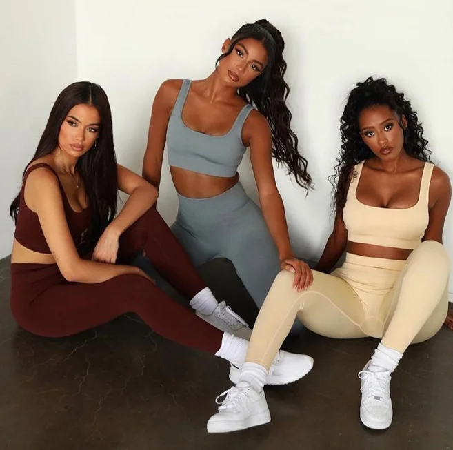 2021 Seamless Yoga Suit 2 piece Sports Bra and Leggings Gym Clothes Ribbed Fitness Clothing Workout Set
2021 Seamless Yoga Suit 2 piece Sports Bra and Leggings Gym Clothes Ribbed Fitness Clothing Workout Set