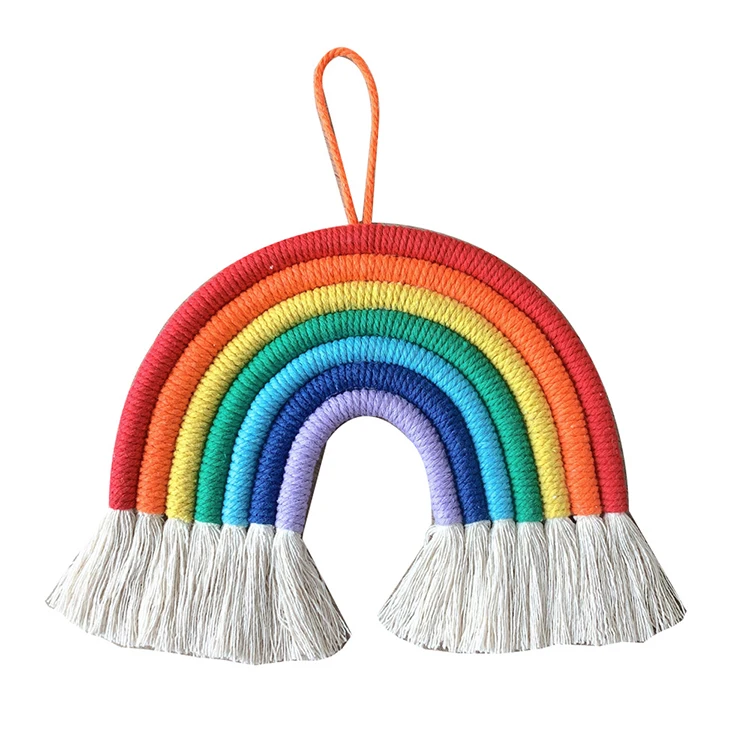 Hot 7 Layers Nordic Woven Rainbow Tapestry Home Decor Wall Hanging Toys Nursery Decor Living Room Children Bedroom Decoration
Hot 7 Layers Nordic Woven Rainbow Tapestry Home Decor Wall Hanging Toys Nursery Decor Living Room Children Bedroom Decoration