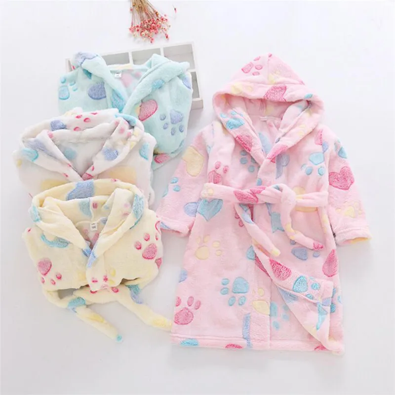 Cartoon Kids Robes Flannel Child Boys Girls Robes Lovely Animal Hooded Bath Robes Long Sleeve Baby Boy Bathrobe
Cartoon Kids Robes Flannel Child Boys Girls Robes Lovely Animal Hooded Bath Robes Long Sleeve Baby Boy Bathrobe