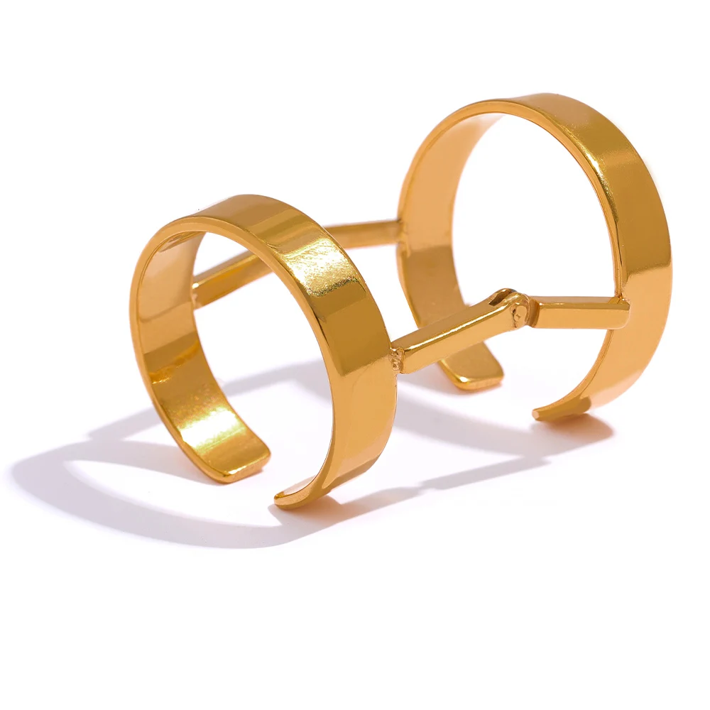 JINYOU 967 Creative Unique Stainless Steel Gold Color Movable Ring PVD Waterproof Fashion Personality Punk Unisex Jewelry Women
JINYOU 967 Creative Unique Stainless Steel Gold Color Movable Ring PVD Waterproof Fashion Personality Punk Unisex Jewelry Women