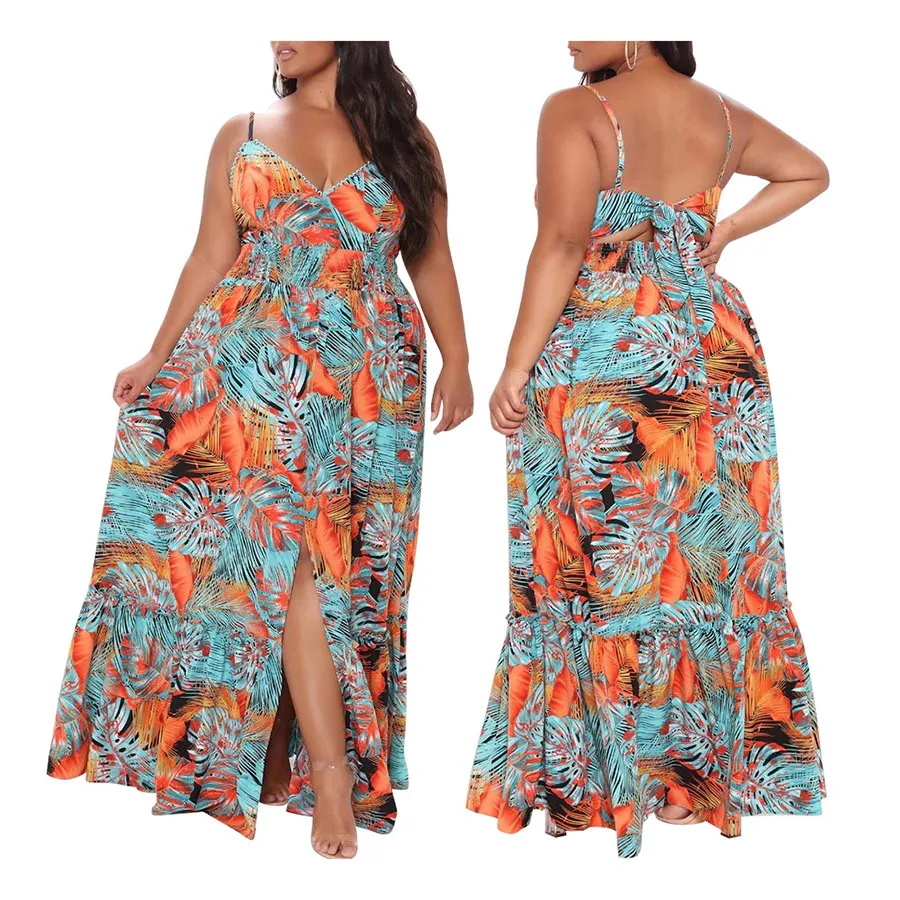 Foma CY1505 summer dresses 2021 fashion floral plus size sexy women backless suspender long slit maxi dress, 1 color
Foma CY1505 summer dresses 2021 fashion floral plus size sexy women backless suspender long slit maxi dress, 1 color