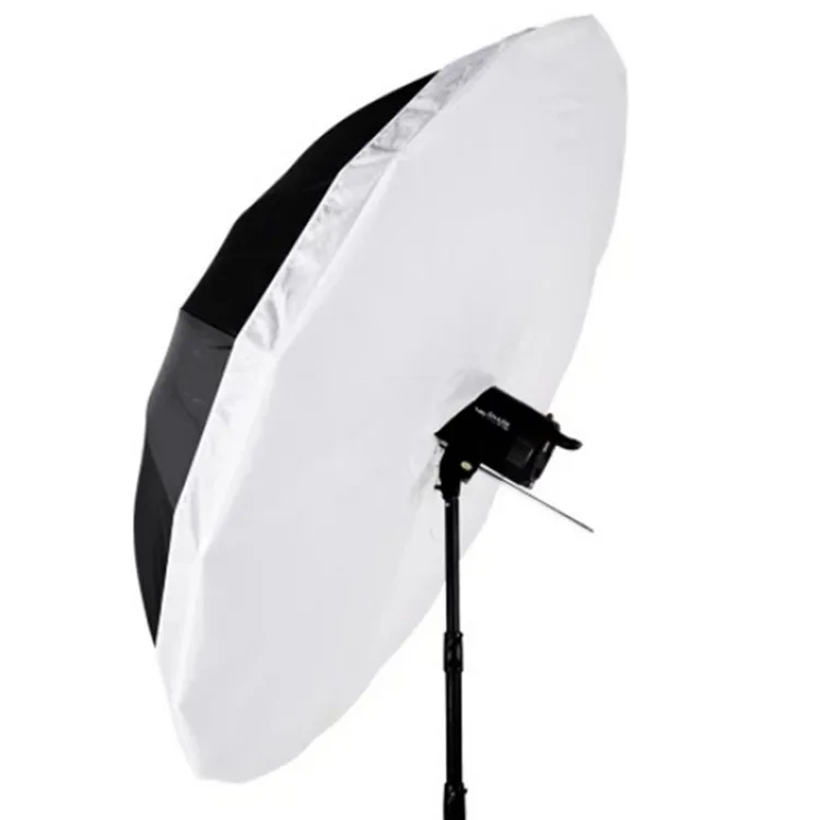 Photo Studio Accessories Godox 75 inch 185cm Silver Black Reflective Umbrella Lighting Light Umbrella with Large Diffuser Cover
Photo Studio Accessories Godox 75 inch 185cm Silver Black Reflective Umbrella Lighting Light Umbrella with Large Diffuser Cover