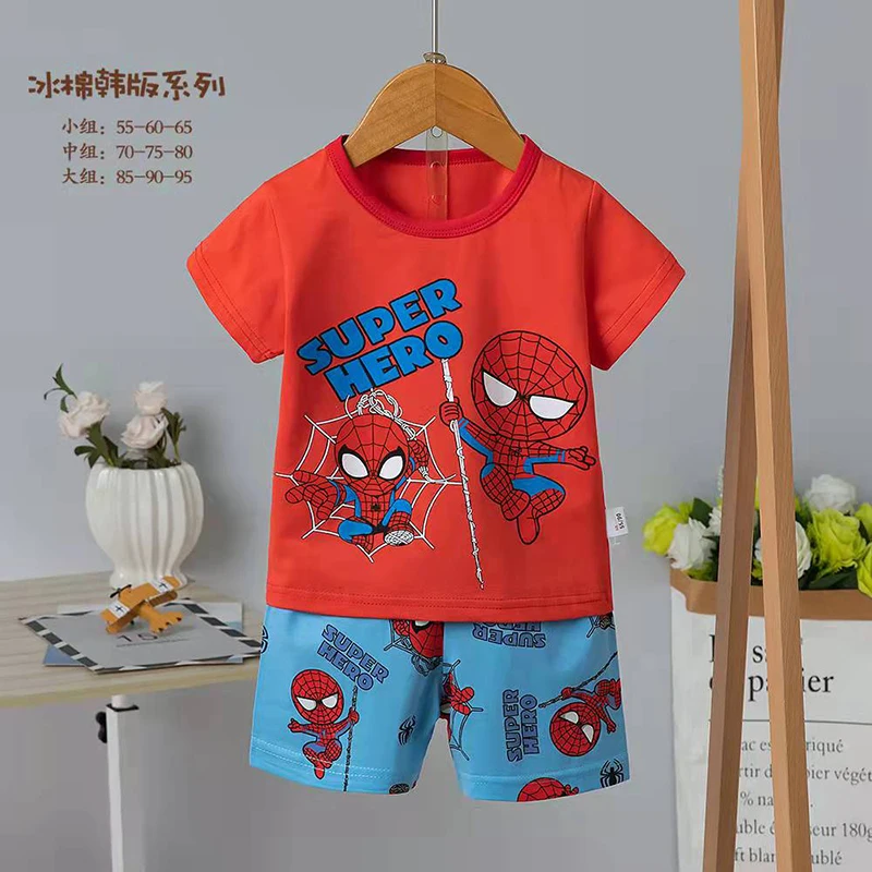 Summer children's home clothes suit ice cotton Korean short-sleeved shorts cartoon children's suit, Picture shows
Summer children's home clothes suit ice cotton Korean short-sleeved shorts cartoon children's suit, Picture shows