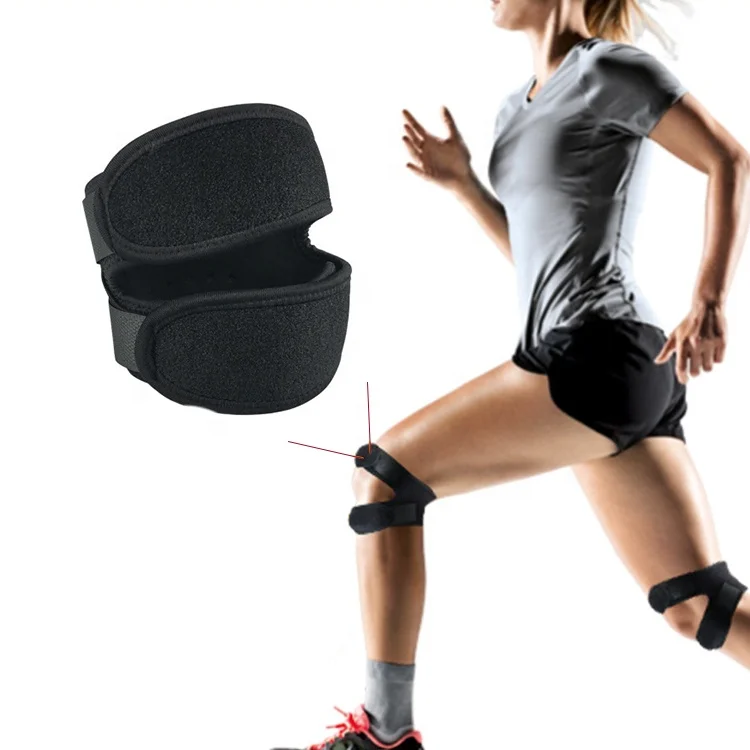 Factory Wholesale Patella Knee Strap Adjustable Double Straps Band Brace for Knee Support Running Basketball, Black
Factory Wholesale Patella Knee Strap Adjustable Double Straps Band Brace for Knee Support Running Basketball, Black