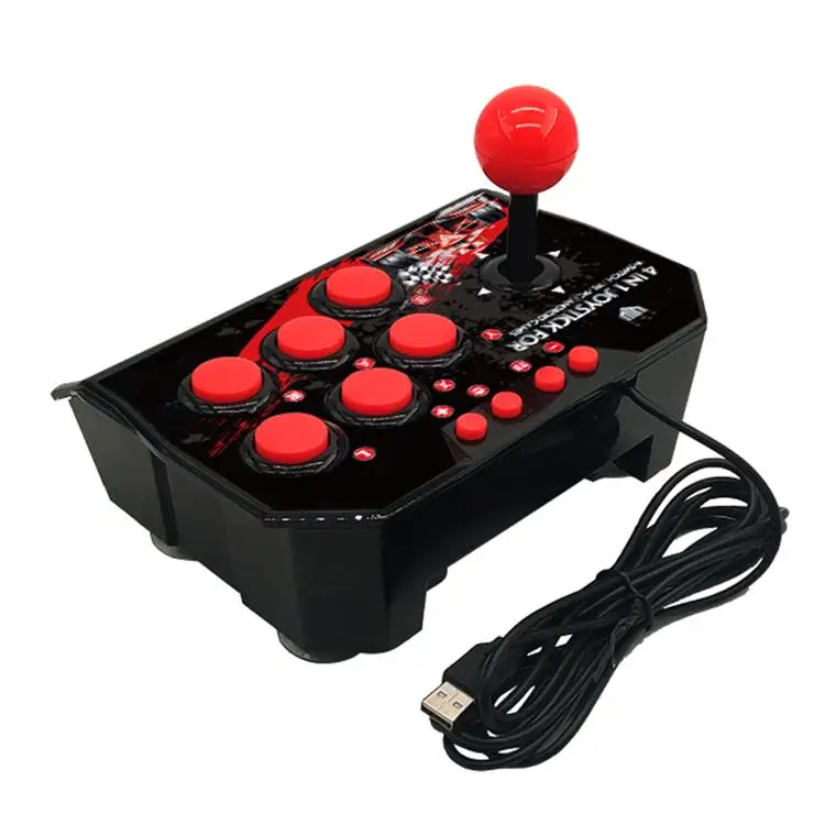 4 IN 1 Wired JOYSTICK for N-Switch PS3 PC Android TV Games Function Buttons USB Port Plug and Play, Black
4 IN 1 Wired JOYSTICK for N-Switch PS3 PC Android TV Games Function Buttons USB Port Plug and Play, Black
