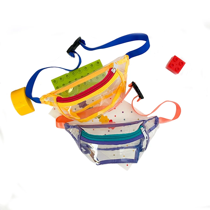 Wholesale boy clear fanny pack kids transparent pvc sports waist bags belt pouch children hip pack, Customized
Wholesale boy clear fanny pack kids transparent pvc sports waist bags belt pouch children hip pack, Customized