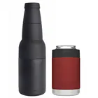 Eco Friendly Smart Vacuum Bottle Stainless Steel Insulated Can Cooler Beer Bottle Insulator Holder with Beer Opener