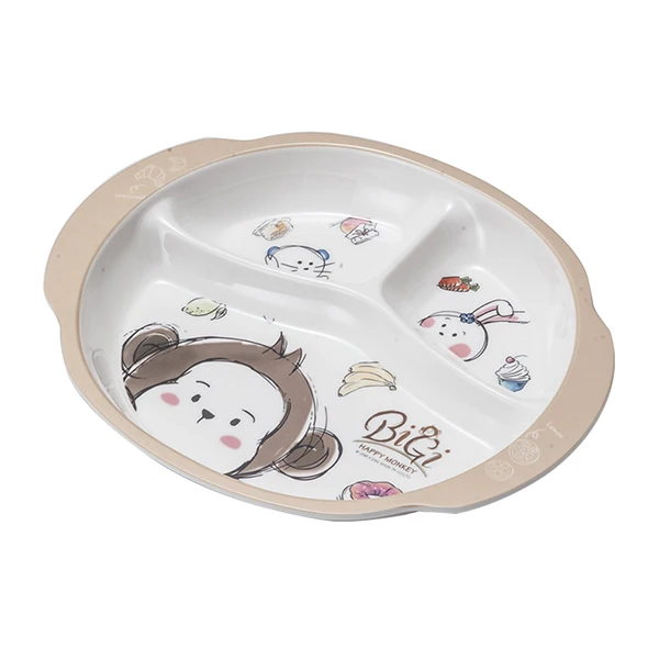 Non toxic and odorless quality melamine tableware 3 portion plate for children melamine divided plat, Customized color acceptable
Non toxic and odorless quality melamine tableware 3 portion plate for children melamine divided plat, Customized color acceptable