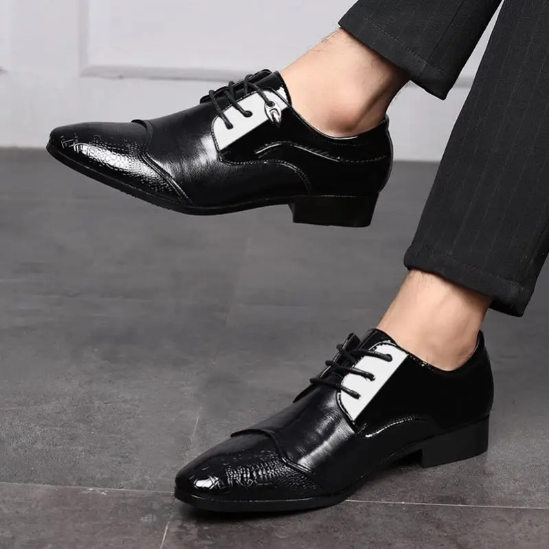 Oem Custom Logo Young fashion cusp patent leather business dress shoes for men, Black,brown
Oem Custom Logo Young fashion cusp patent leather business dress shoes for men, Black,brown