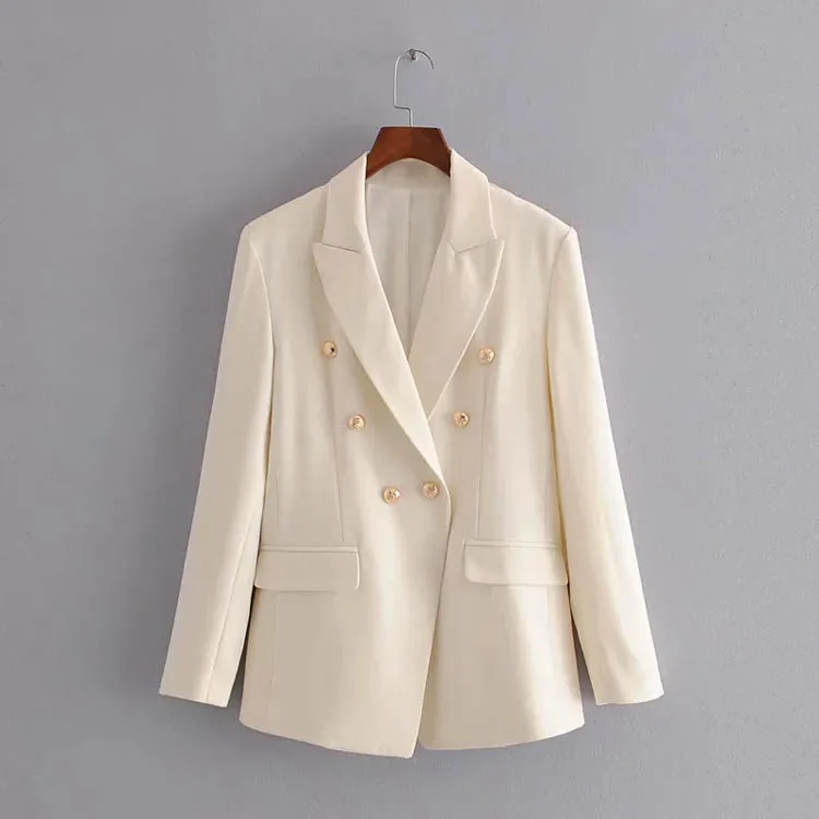 W282 New Brief Solid Color Double Breasted Korean Fashion Blazer Women Casual Blazers Outfit Clothing
W282 New Brief Solid Color Double Breasted Korean Fashion Blazer Women Casual Blazers Outfit Clothing