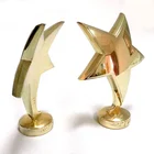 Trophy And Parts Trophy 3d Trophy Trophy Making Supplies Custom Gold And Silver Brass 3d Star Metal Medals Trophy Parts