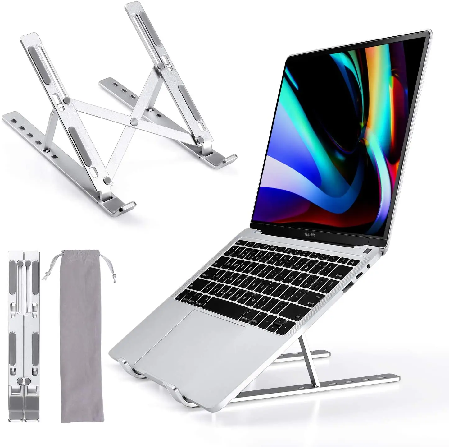 Adjustable Height Desktop Computer Laptop Stand Holder Foldable Full Aluminum Ergonomic Laptop Tablet Stand
Adjustable Height Desktop Computer Laptop Stand Holder Foldable Full Aluminum Ergonomic Laptop Tablet Stand