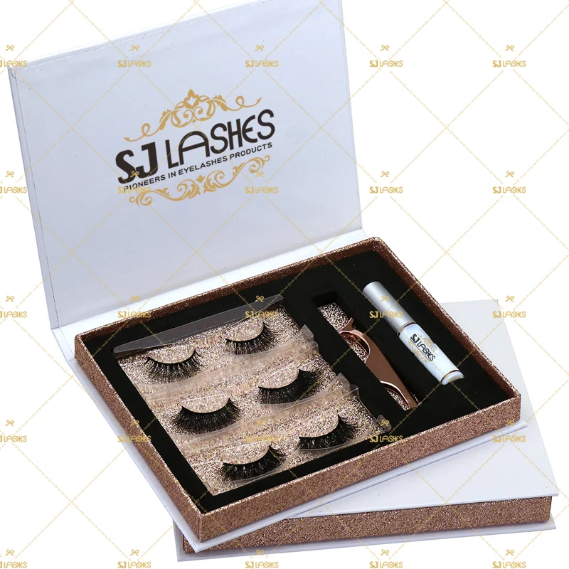 Sj Lashes 3d faux mink eyelashes Strip Lashes Custom Eyelash Packaging Box Full Kit, Natural black
Sj Lashes 3d faux mink eyelashes Strip Lashes Custom Eyelash Packaging Box Full Kit, Natural black
