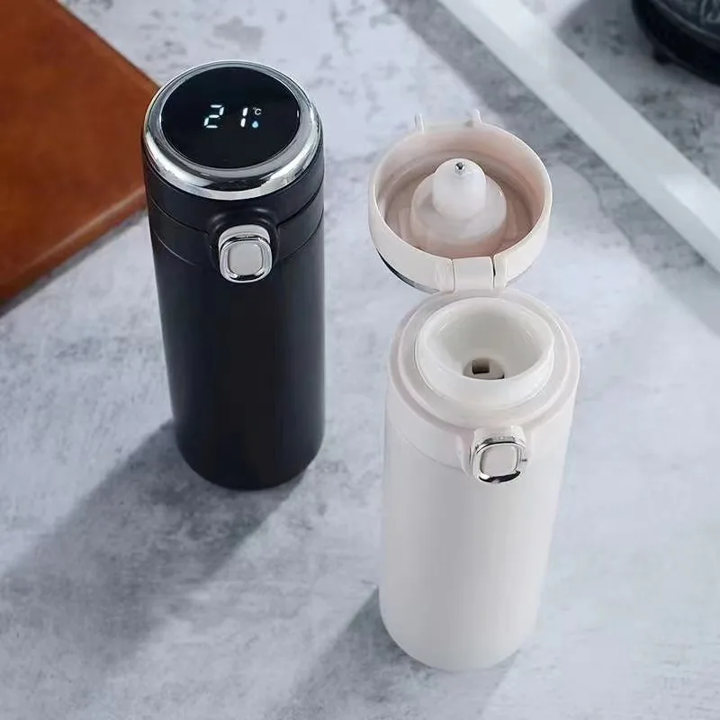 2021 hot sale factory directly water bottles with led temperature display for wholesaler, Customized color
2021 hot sale factory directly water bottles with led temperature display for wholesaler, Customized color