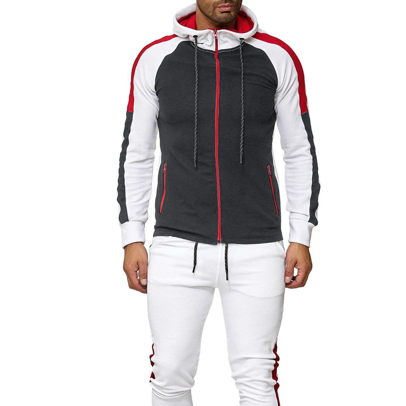 Premium Quality Men Tracksuit Custom logo Long Sleeve Hoodies Zipper Plus Size Cotton sweatsuit Men Two Piece Set
Premium Quality Men Tracksuit Custom logo Long Sleeve Hoodies Zipper Plus Size Cotton sweatsuit Men Two Piece Set