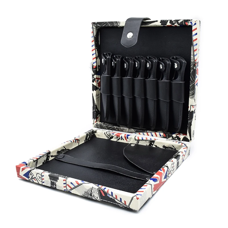 WANGDA 2019 Newest hair salon scissors case barber tools cloth and leather hair scissors box as gift, As picture
WANGDA 2019 Newest hair salon scissors case barber tools cloth and leather hair scissors box as gift, As picture