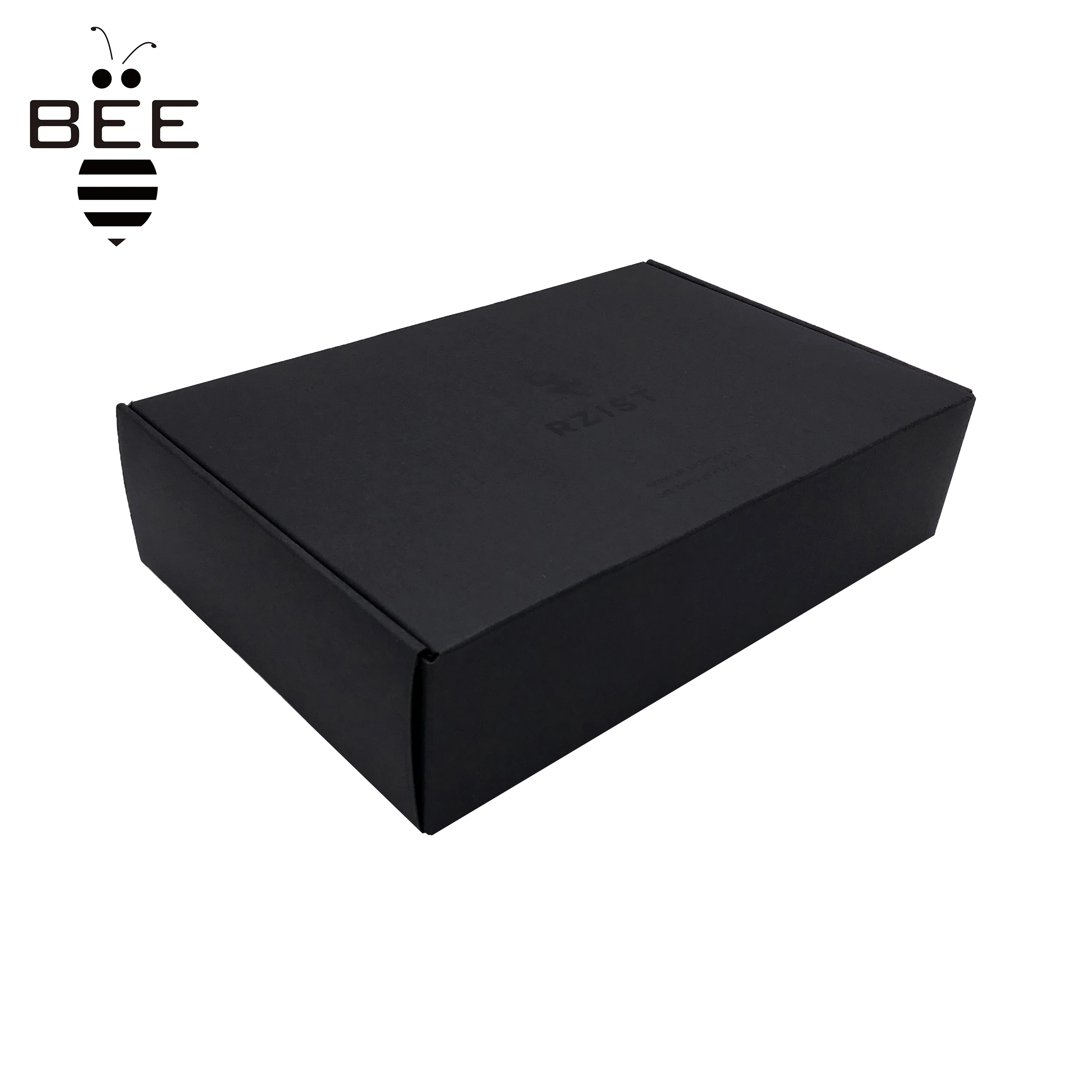 oem 黑色信封电子产品包装盒,鞋瓦楞纸板黑盒子包装
