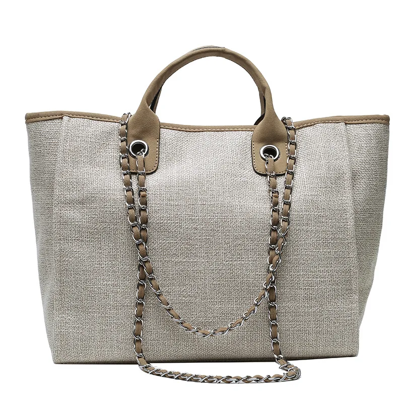 2021 fashion women chain zip canvas shoulder handbag simple solid color large capacity tote pouch bag
2021 fashion women chain zip canvas shoulder handbag simple solid color large capacity tote pouch bag
