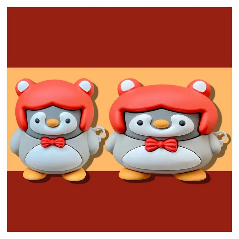3D Cute Penguin Designers Cartoon Silicone Protective Case Earphone Case Cover for Apple for AirPods 1 2 Pro
3D Cute Penguin Designers Cartoon Silicone Protective Case Earphone Case Cover for Apple for AirPods 1 2 Pro
