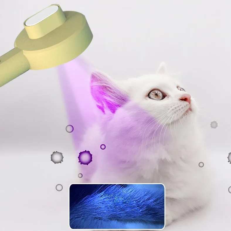 Wholesale Pet UV Sterilization Comb Dog Cat Brush Comb Hair Grooming Massaging Portable Pet Comb, Customized
Wholesale Pet UV Sterilization Comb Dog Cat Brush Comb Hair Grooming Massaging Portable Pet Comb, Customized