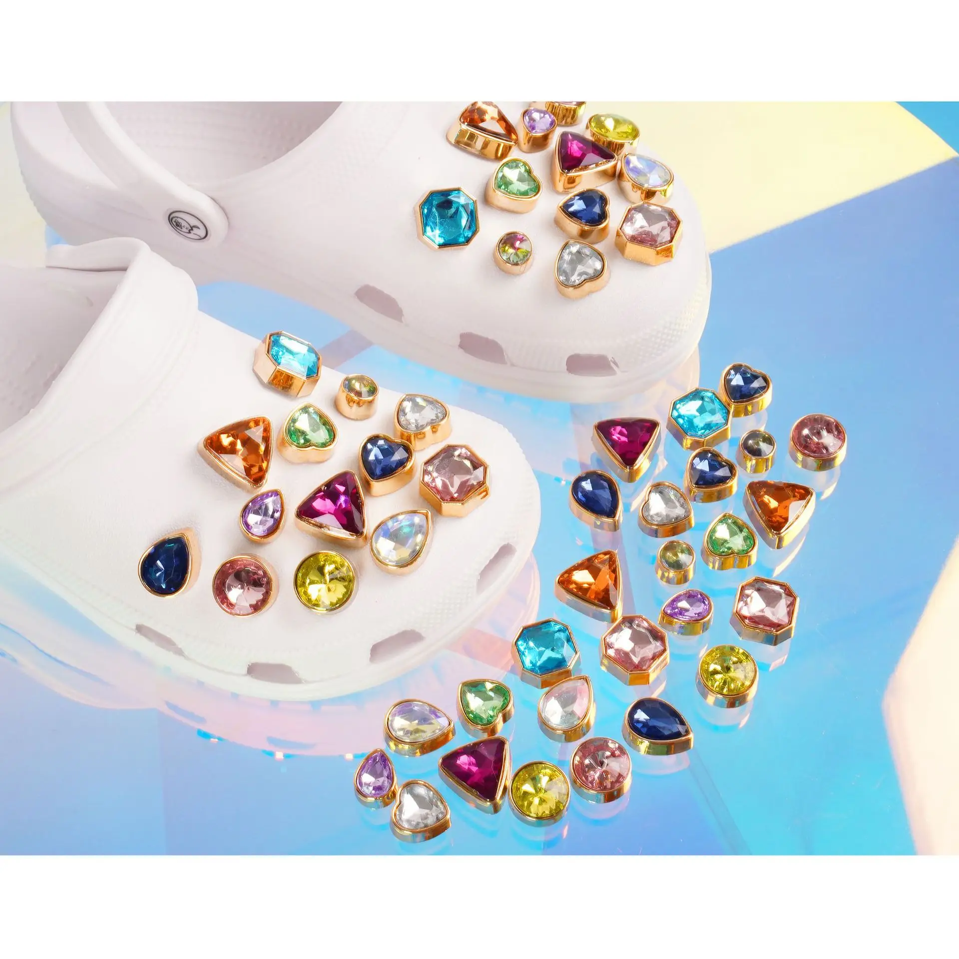 Spot DIY decorative rhinestone metal shoe buckle chain accessories buckle material bag hole shoes garden shoes accessories, Customized color
Spot DIY decorative rhinestone metal shoe buckle chain accessories buckle material bag hole shoes garden shoes accessories, Customized color