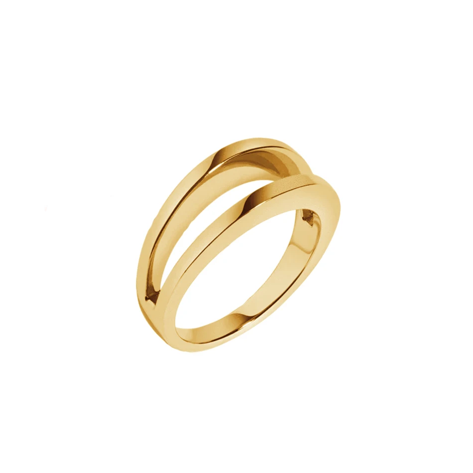 minimalist jewelry 925 sterling silver new design 18k gold plated lean on double band statement ring
minimalist jewelry 925 sterling silver new design 18k gold plated lean on double band statement ring