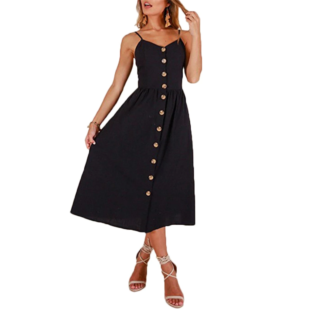 2021 Fashion Summer Elegant Sleeveless Floral Print Buttoned Maxi Casual Dress For Women
2021 Fashion Summer Elegant Sleeveless Floral Print Buttoned Maxi Casual Dress For Women