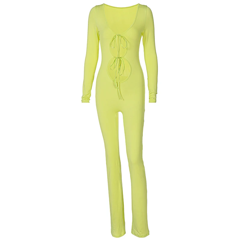 Solid color hollow-out slim fit hip raise jumpsuit ladies rompers long sleeve jumpsuit, Picture
Solid color hollow-out slim fit hip raise jumpsuit ladies rompers long sleeve jumpsuit, Picture
