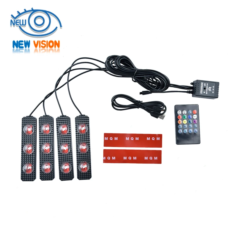 USB Port Car Interior Ambient Lights Atmosphere Footwell Lights for Car Carpets Under Dash Accent Lighting Kit with Sound Active
USB Port Car Interior Ambient Lights Atmosphere Footwell Lights for Car Carpets Under Dash Accent Lighting Kit with Sound Active