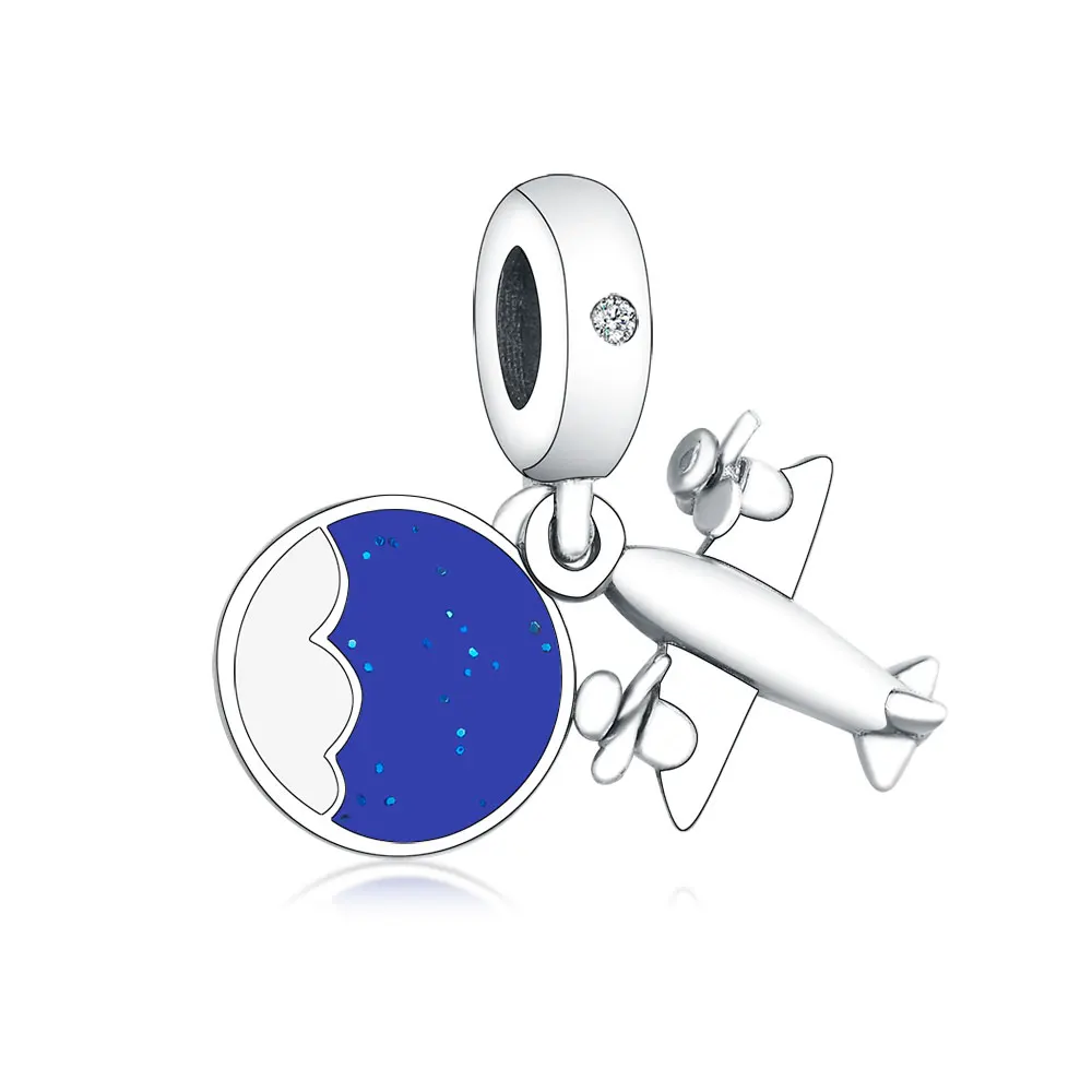 Wholesale Authentic 925 Sterling Silver Travel Trip Propeller Airplane Dangle Beads Charm For Bracelet Necklace Jewelry Making
Wholesale Authentic 925 Sterling Silver Travel Trip Propeller Airplane Dangle Beads Charm For Bracelet Necklace Jewelry Making
