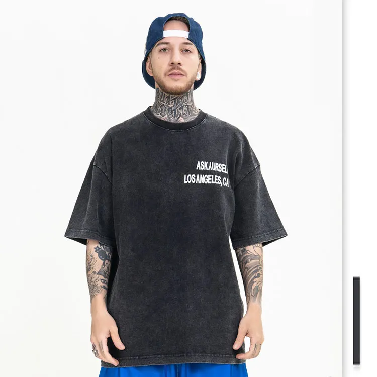 High Quality Wholesale Acid Wash Men Short Sleeve Cotton T Shirt Streetwear Printing Graphic T Shirt For Men
High Quality Wholesale Acid Wash Men Short Sleeve Cotton T Shirt Streetwear Printing Graphic T Shirt For Men