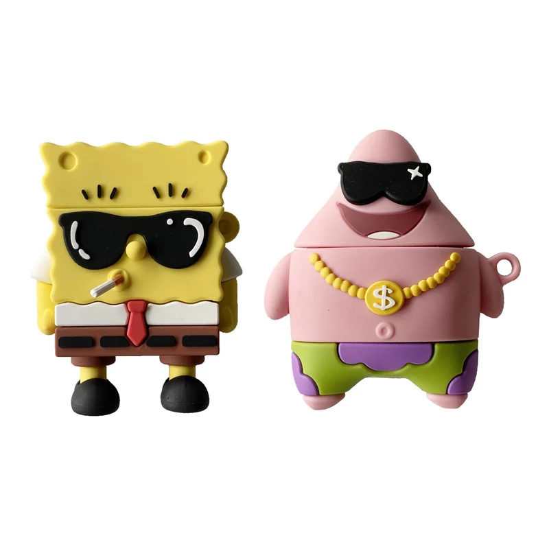 2021 3D Cartoon Cute Unique Designer Silicone Case Shockproof Silicon Protective Cover for AirPods 1 2 for Airpods Pro
2021 3D Cartoon Cute Unique Designer Silicone Case Shockproof Silicon Protective Cover for AirPods 1 2 for Airpods Pro