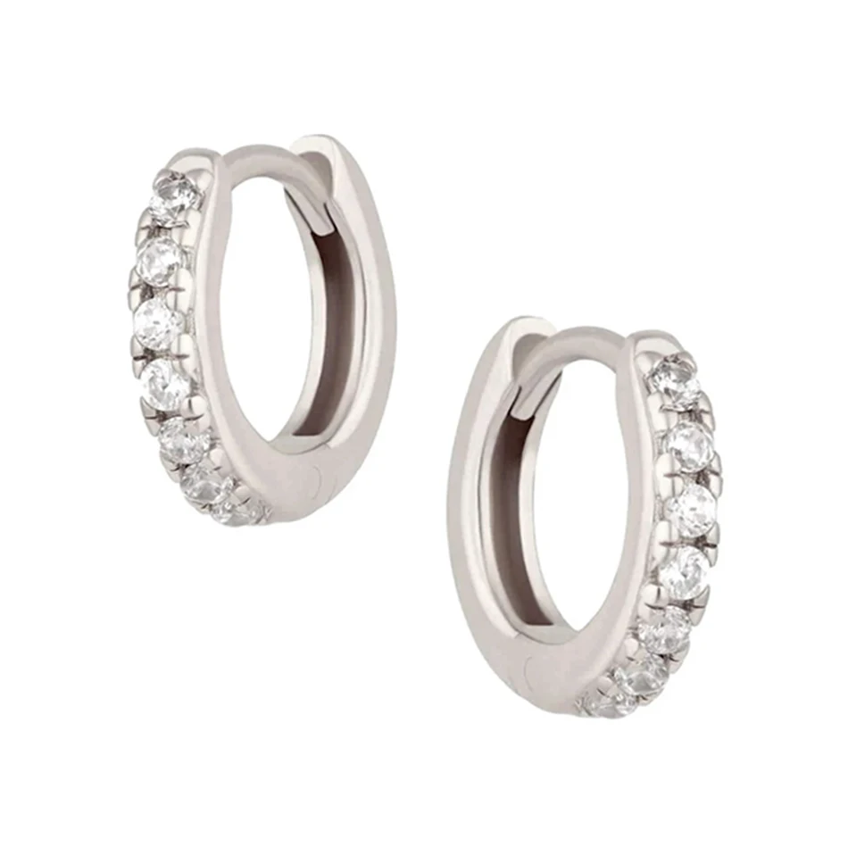 2021 New Style 925 Sterling Silver White Cubic Zircon Round Hoop Earrings CZ Stud Earrings
2021 New Style 925 Sterling Silver White Cubic Zircon Round Hoop Earrings CZ Stud Earrings