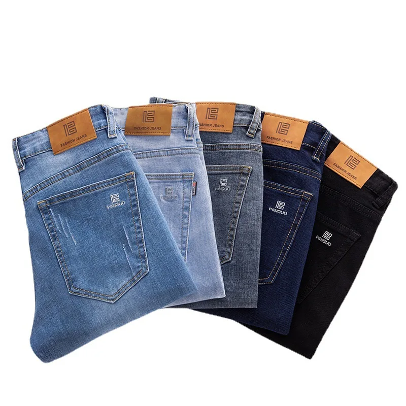 2022 Black jeans men's Slim small straight elastic versatile long pants winter thick men's pants
2022 Black jeans men's Slim small straight elastic versatile long pants winter thick men's pants