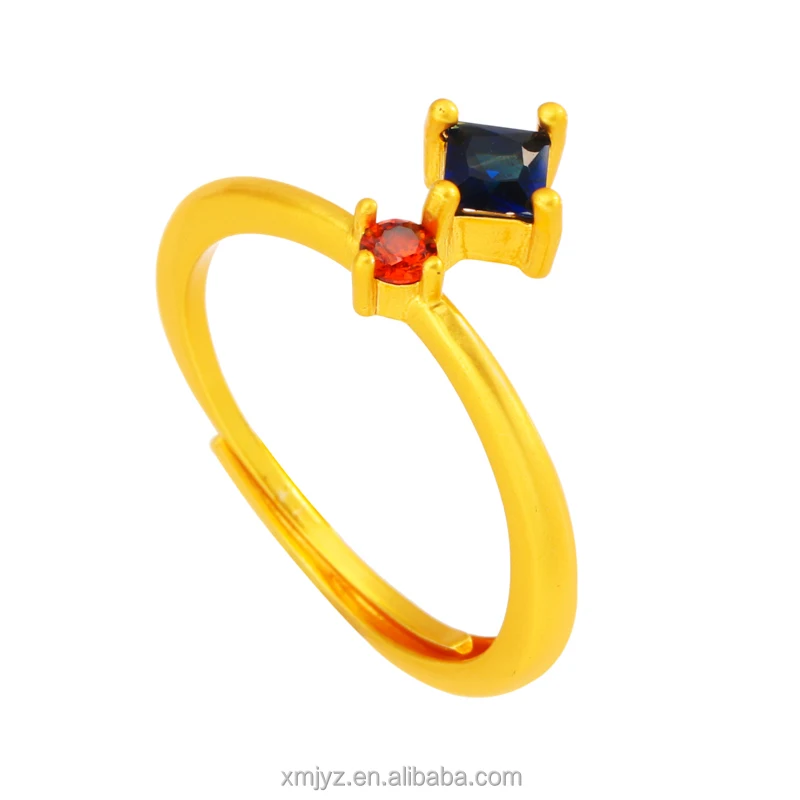 The New Simple Korean Version Of The Fine Ring Blue Orange Small Diamond Brass Ring Ins Very Fine Diamond Jewelry Ring
The New Simple Korean Version Of The Fine Ring Blue Orange Small Diamond Brass Ring Ins Very Fine Diamond Jewelry Ring