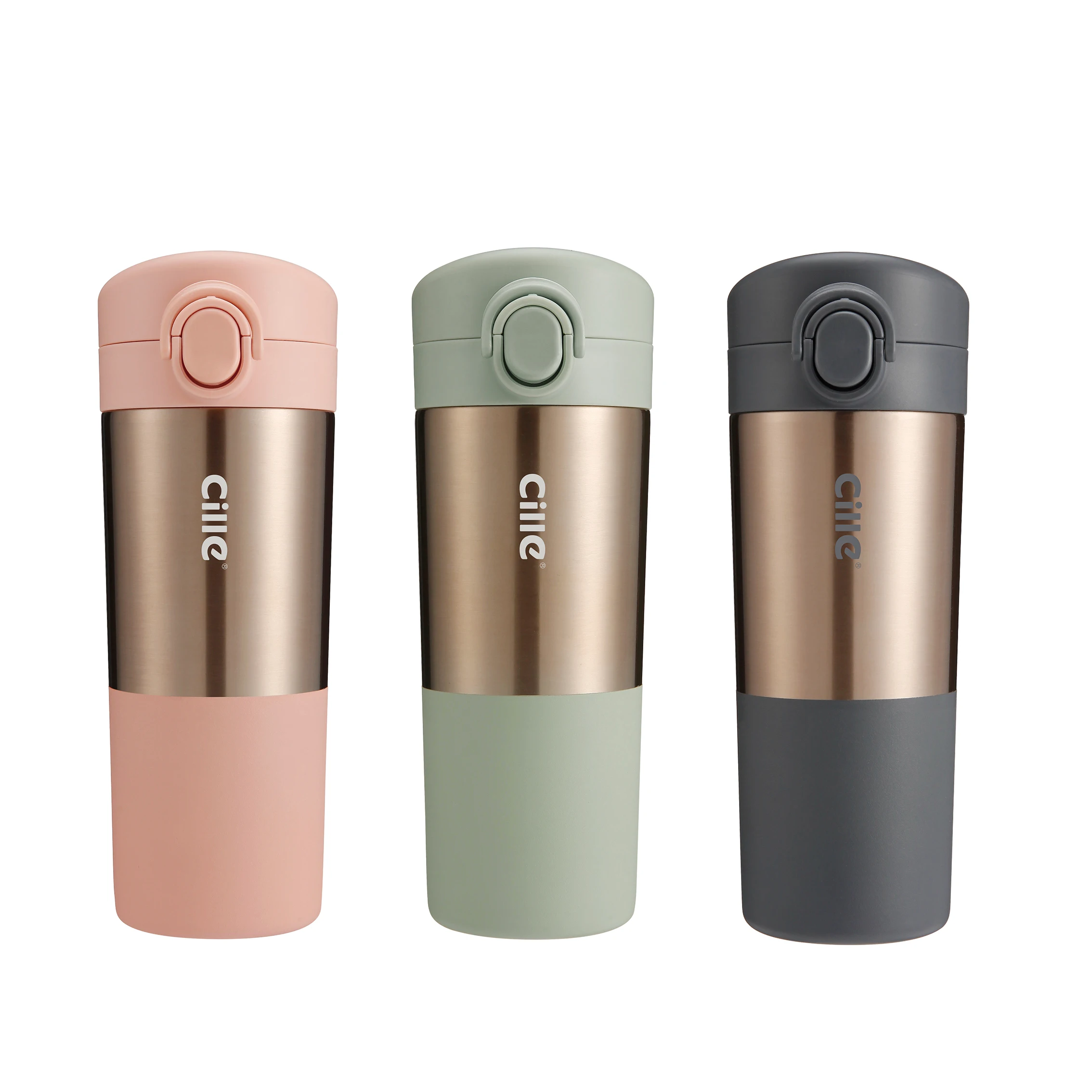 custom logo gym water bottle sports coffee mug stainless steel with silicone, Pink/green/grey
custom logo gym water bottle sports coffee mug stainless steel with silicone, Pink/green/grey