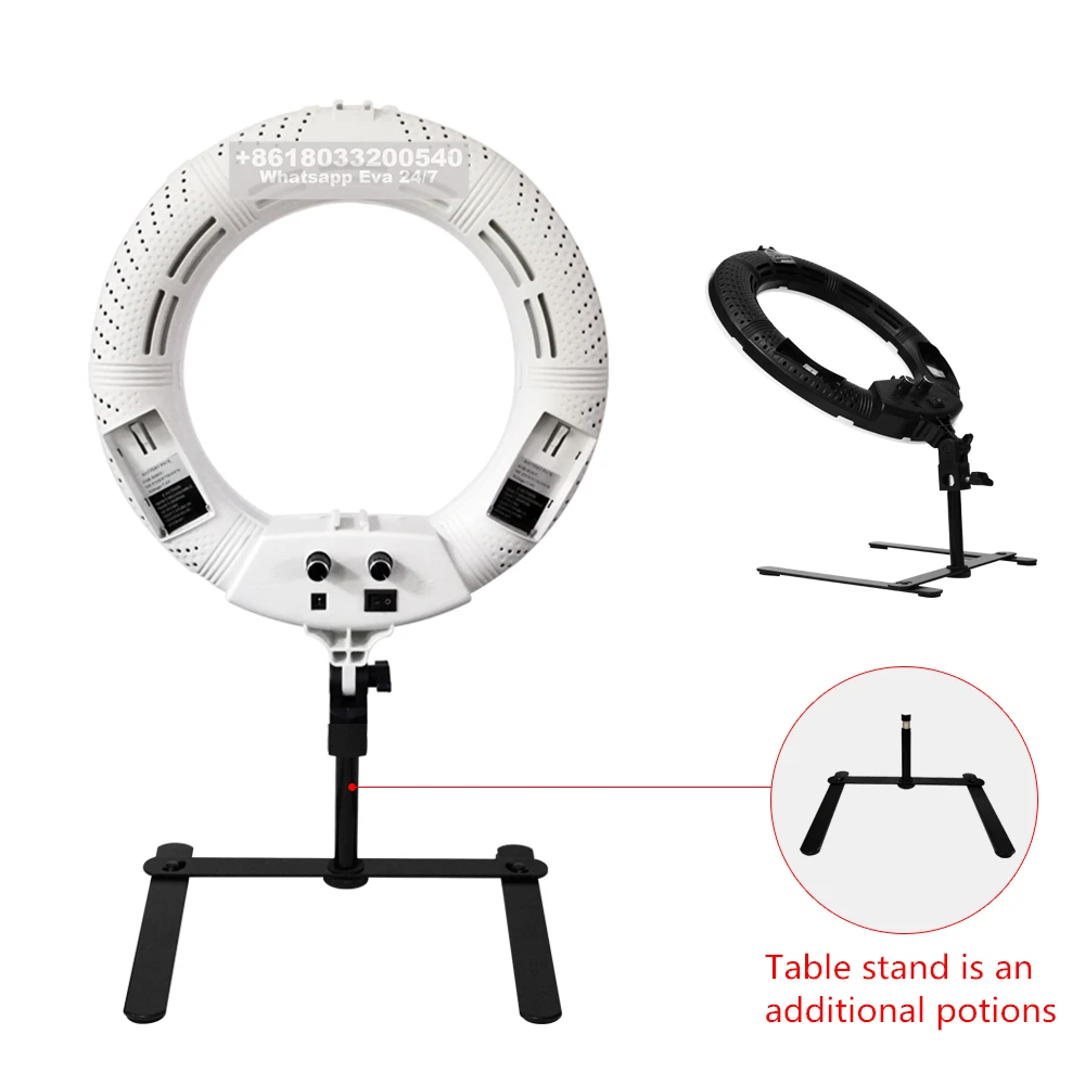 FS-390II 12-inch portable ring light rechargeable ringlight with battery optiopns DC 8.4V AC 110-220V
FS-390II 12-inch portable ring light rechargeable ringlight with battery optiopns DC 8.4V AC 110-220V